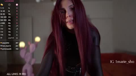 Marie online show from January 17, 2026, 7:28 pm