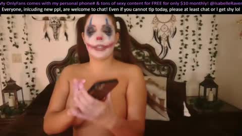 Snapshot of _isabelleraven chatting on January 17, 2025, 6:15 am IsabelleRaven online show from January 17, 2025, 6:15 am