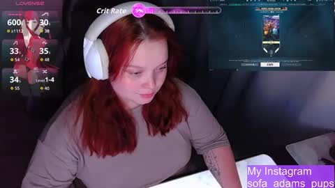 Snapshot of _sofia_adam_ chatting on October 5, 2025, 10:46 am pups online show from October 5, 2025, 10:46 am