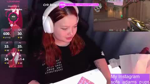 Snapshot of _sofia_adam_ chatting on October 12, 2025, 7:24 pm pups online show from October 12, 2025, 7:24 pm