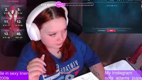 Snapshot of _sofia_adam_ chatting on October 25, 2025, 6:10 am pups online show from October 25, 2025, 6:10 am