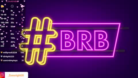 Zoe online show from December 5, 2024, 8:33 pm