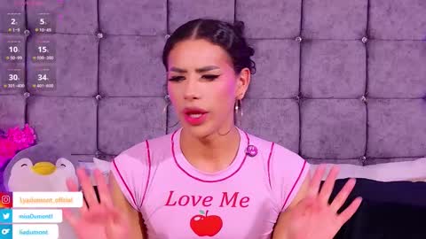 Snapshot of aivadumont chatting on February 20, 2026, 6:26 am Queen Dumont online show from February 20, 2026, 6:26 am