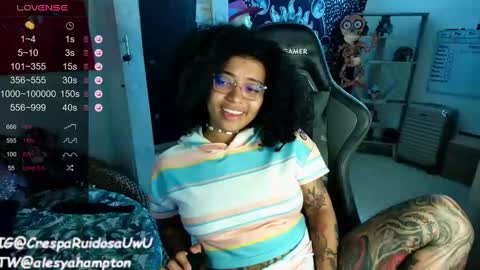 Snapshot of alesyahampton chatting on December 5, 2024, 3:17 pm Crespa Ruidosa online show from December 5, 2024, 3:17 pm
