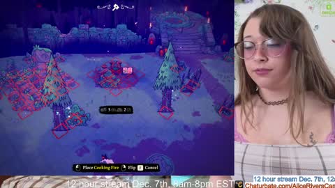 Snapshot of aliceriverscam chatting on December 7, 2024, 4:47 pm Alice Rivers ---- Enter my public Discord- online show from December 7, 2024, 4:47 pm
