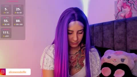 Snapshot of alicewoodville chatting on February 16, 2025, 2:32 pm Alice online show from February 16, 2025, 2:32 pm