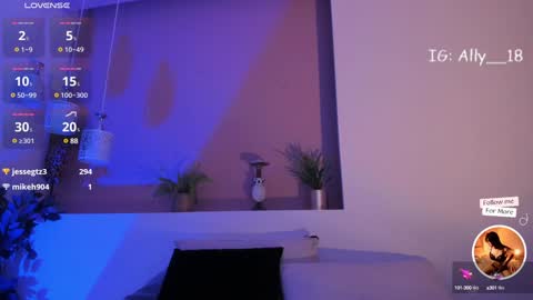 Snapshot of ally_addams chatting on December 14, 2024, 7:40 am Ally online show from December 14, 2024, 7:40 am