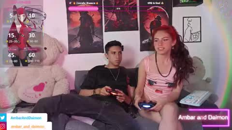 Snapshot of ambar_and_daimon_ chatting on October 28, 2025, 7:01 am AMBAR AND DAIMON online show from October 28, 2025, 7:01 am