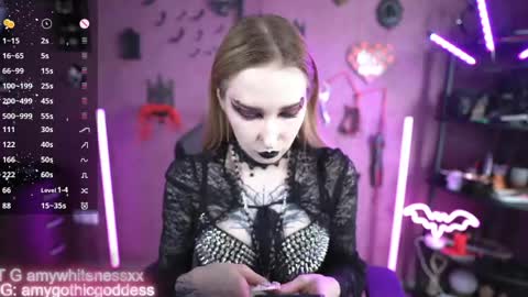 Amy switch Goddess divine Mistress   online show from May 25, 2026, 12:22 pm
