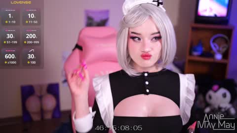 Snapshot of annie_may_may chatting on January 24, 2025, 2:51 pm Annie May online show from January 24, 2025, 2:51 pm