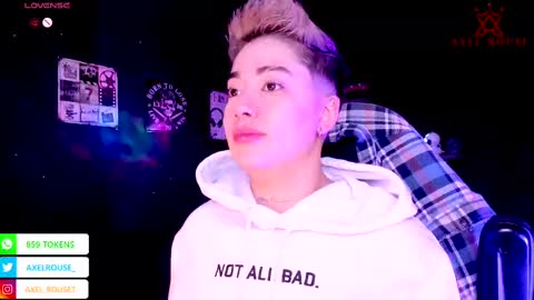 Snapshot of axel_rouse1 chatting on October 21, 2025, 10:38 am Axel Rouse online show from October 21, 2025, 10:38 am