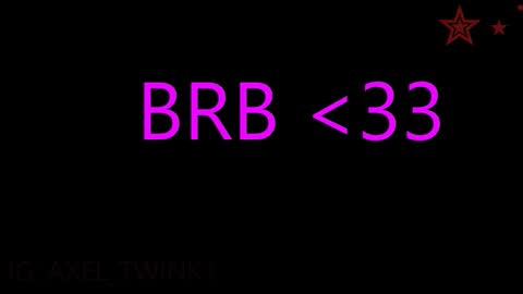 Axel  online show from January 10, 2026, 1:51 am