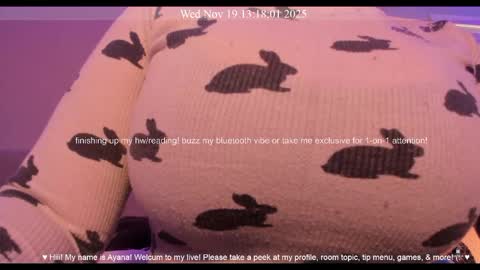 Ayana Delatorre online show from November 19, 2025, 9:15 pm