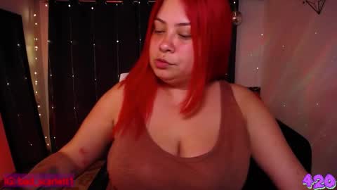 Snapshot of bad_scarlett1 chatting on March 2, 2025, 11:09 pm Scarlett online show from March 2, 2025, 11:09 pm