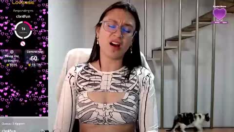 Snapshot of beckdymon chatting on October 22, 2025, 12:55 am Daniela online show from October 22, 2025, 12:55 am