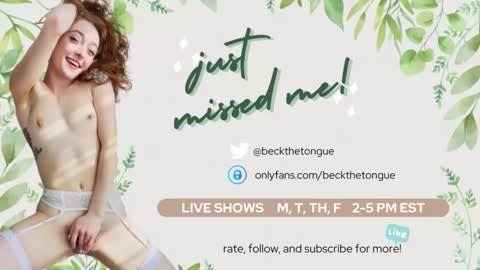 Beck the tongue online show from October 27, 2025, 6:39 am