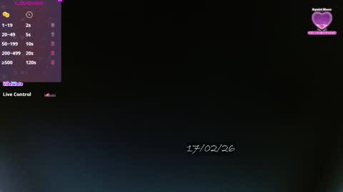   online show from February 17, 2026, 8:15 pm