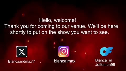 bianca and maxwell online show from May 28, 2026, 2:25 pm