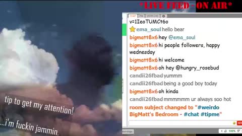 Snapshot of bigmatt8x6 chatting on January 14, 2026, 8:58 pm BigMatt online show from January 14, 2026, 8:58 pm