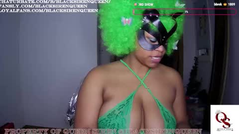 Snapshot of blacksirenqueen chatting on October 1, 2025, 10:54 am Queen Siren online show from October 1, 2025, 10:54 am