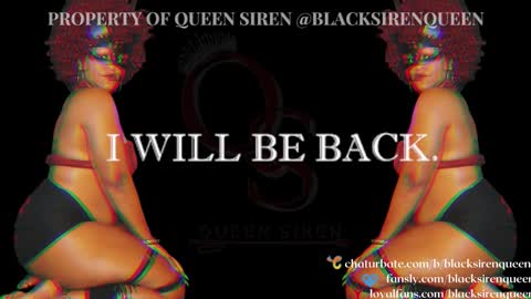 Snapshot of blacksirenqueen chatting on November 17, 2025, 1:33 am Queen Siren online show from November 17, 2025, 1:33 am