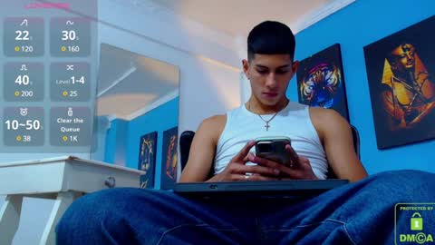 Snapshot of calavalerio chatting on January 10, 2025, 8:04 pm Valerio online show from January 10, 2025, 8:04 pm