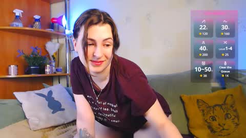 Snapshot of car0line1995 chatting on October 5, 2025, 7:17 am girl - foxi and tranny - kami online show from October 5, 2025, 7:17 am