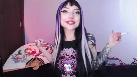 Snapshot of cati_petite chatting on January 14, 2025, 8:15 pm Cati help me reach my goal of 100 thumbs up again 3 online show from January 14, 2025, 8:15 pm