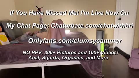 B Bri ClumsySCHEDULE online show from October 13, 2025, 1:05 am