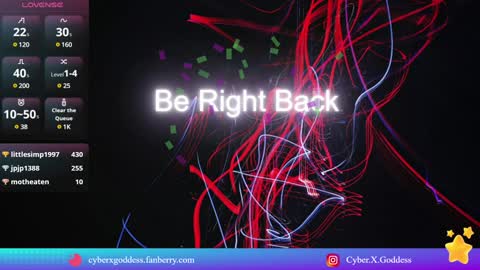 Snapshot of cyberxgoddess_ chatting on December 5, 2024, 10:23 am Lily Goddess online show from December 5, 2024, 10:23 am
