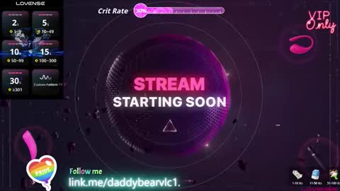 DaddyBear online show from February 8, 2026, 4:32 pm