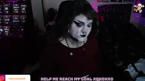 Snapshot of destroyall420 chatting on November 8, 2025, 12:55 am Lola Bdsm and fries online show from November 8, 2025, 12:55 am