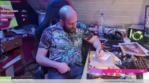 drawingcock online show from January 31, 2025, 7:18 pm