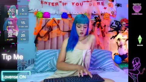 Snapshot of elektrablue_1 chatting on October 30, 2025, 8:20 pm Elektra online show from October 30, 2025, 8:20 pm