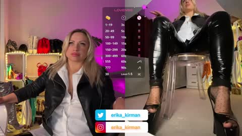 Snapshot of erika_kirman chatting on January 16, 2025, 5:55 pm Erika online show from January 16, 2025, 5:55 pm