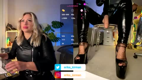 Snapshot of erika_kirman chatting on January 24, 2025, 9:17 am Erika online show from January 24, 2025, 9:17 am