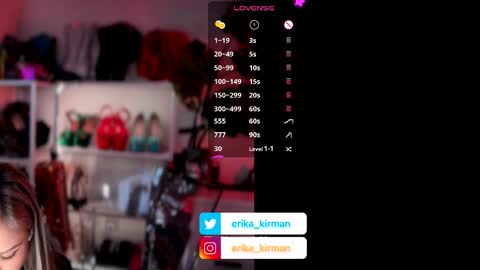 Erika      online show from February 6, 2026, 1:03 pm