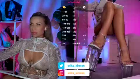 Erika      online show from July 28, 2026, 9:26 am