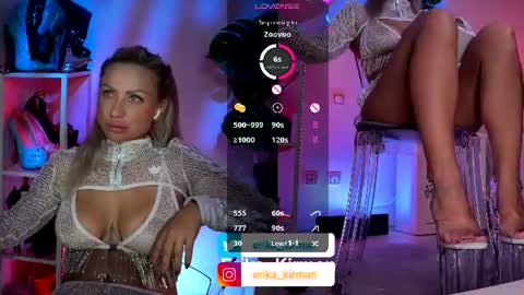 Erika      online show from July 28, 2026, 12:45 pm