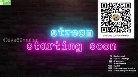 Eva  next show  8pm CEST AMST online show from December 17, 2024, 7:26 pm