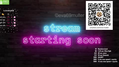 Eva  next show  8pm CEST AMST online show from December 19, 2024, 6:12 pm