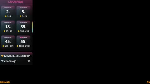 Snapshot of franciefreckle chatting on November 12, 2025, 2:28 pm franciefreckle online show from November 12, 2025, 2:28 pm