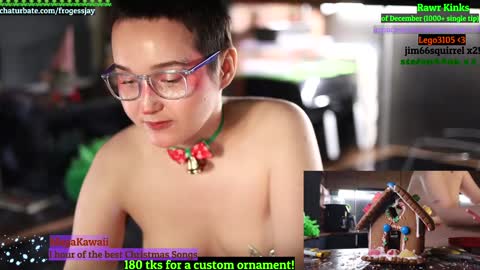 Snapshot of frogessjay chatting on December 22, 2024, 8:58 pm Jaywise Frogfoot online show from December 22, 2024, 8:58 pm