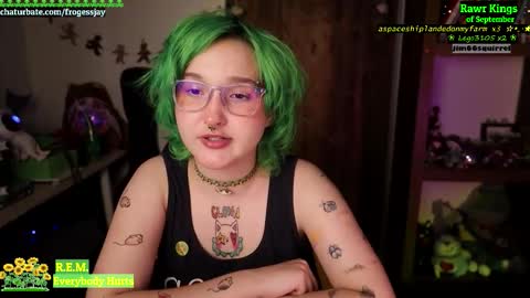 Snapshot of frogessjay chatting on September 10, 2025, 8:31 pm Jaywise Frogfoot online show from September 10, 2025, 8:31 pm