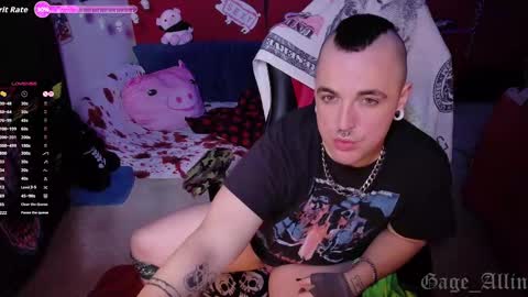 Gage Allin AKA Alpha Pussy online show from September 16, 2025, 4:19 pm