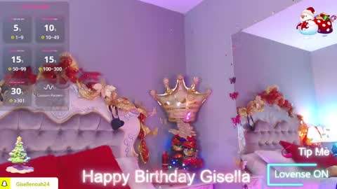 Snapshot of gisellenoah chatting on December 27, 2024, 9:50 am GiselleNoah online show from December 27, 2024, 9:50 am