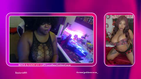 Snapshot of goddesscocoaa chatting on September 11, 2025, 6:57 am Goddess Cocoa online show from September 11, 2025, 6:57 am