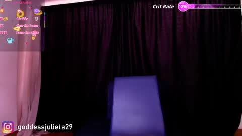 Snapshot of goddessjulieta chatting on May 16, 2026, 7:12 pm Julieta online show from May 16, 2026, 7:12 pm