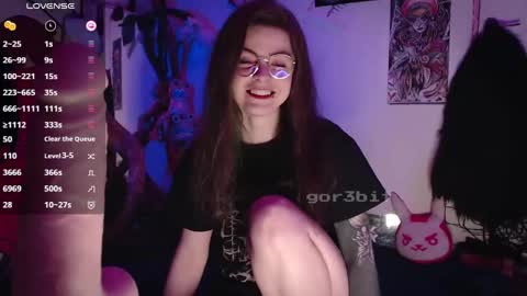 Snapshot of gor3bit chatting on January 17, 2025, 7:05 pm Giggle Monster online show from January 17, 2025, 7:05 pm