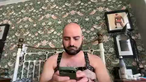Snapshot of hairyleatherguy chatting on July 1, 2026, 11:01 am Hairy Guy online show from July 1, 2026, 11:01 am